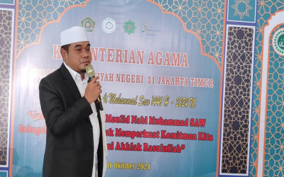 Peringatan Maulid Nabi Muhammad SAW di MTsN 31 Jakarta Timur